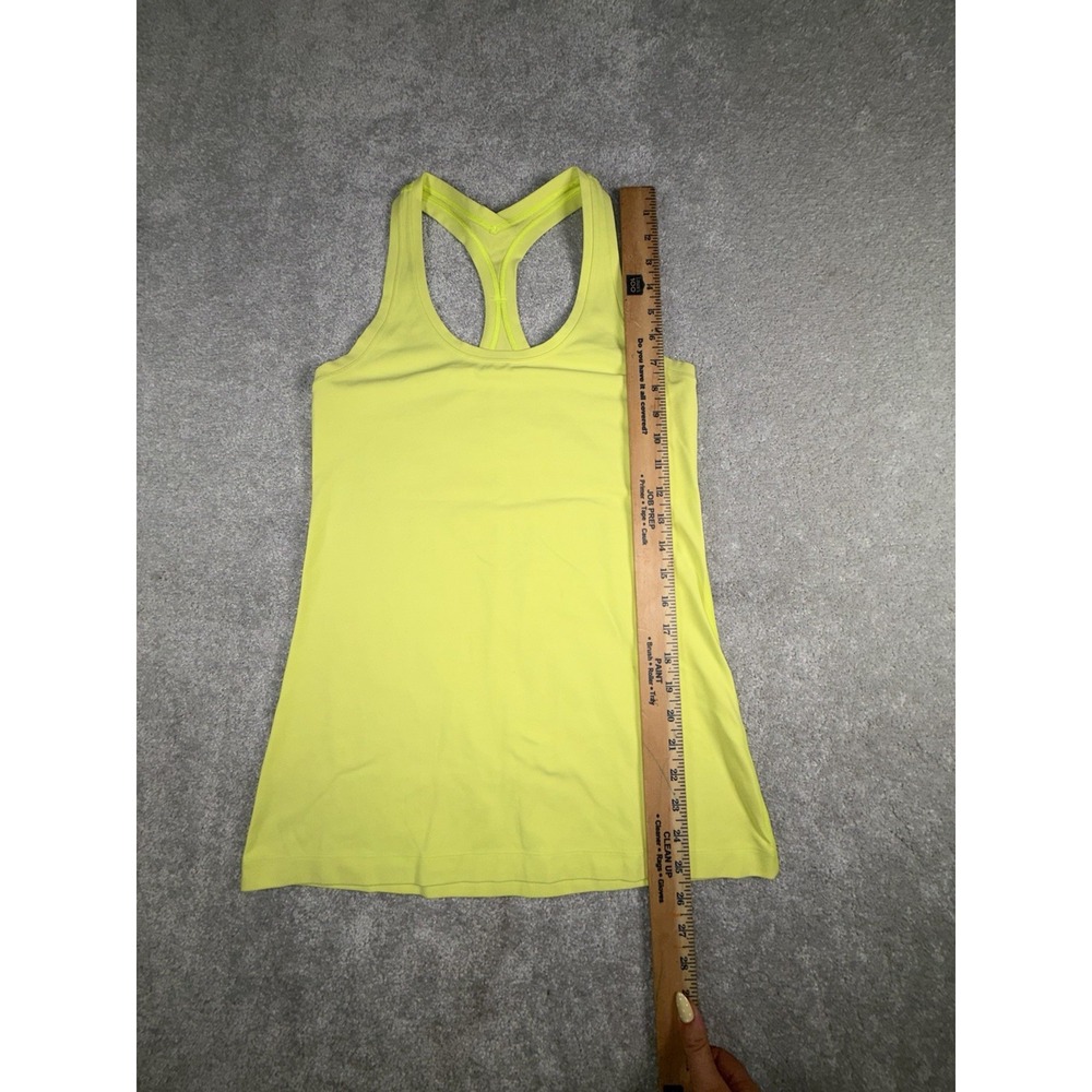 Lululemon Cool Racerback Tank 6 Yellow - Picture 4 of 7